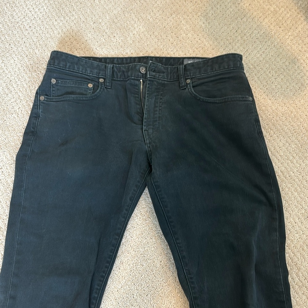 Bonobos men’s 33x32 black jeans, tailored fit